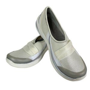 Naturalizer BZees Slip On Loafer Flat Shoes Ivory